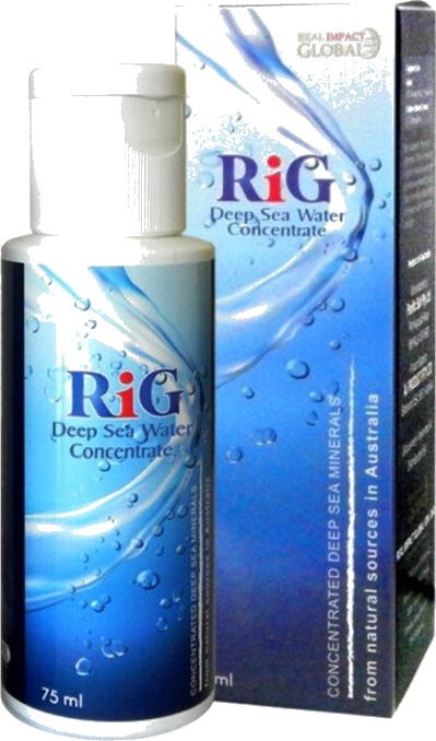 RiG Deep Sea Water Concentrate 75ml bottle and box